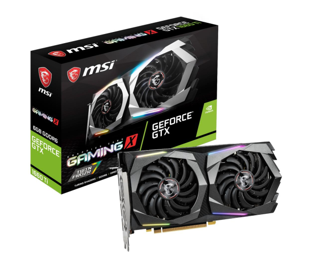 MSI GeForce GTX 1660 Ti GAMING X 6GB GDDR6 - 480236 - zdjęcie